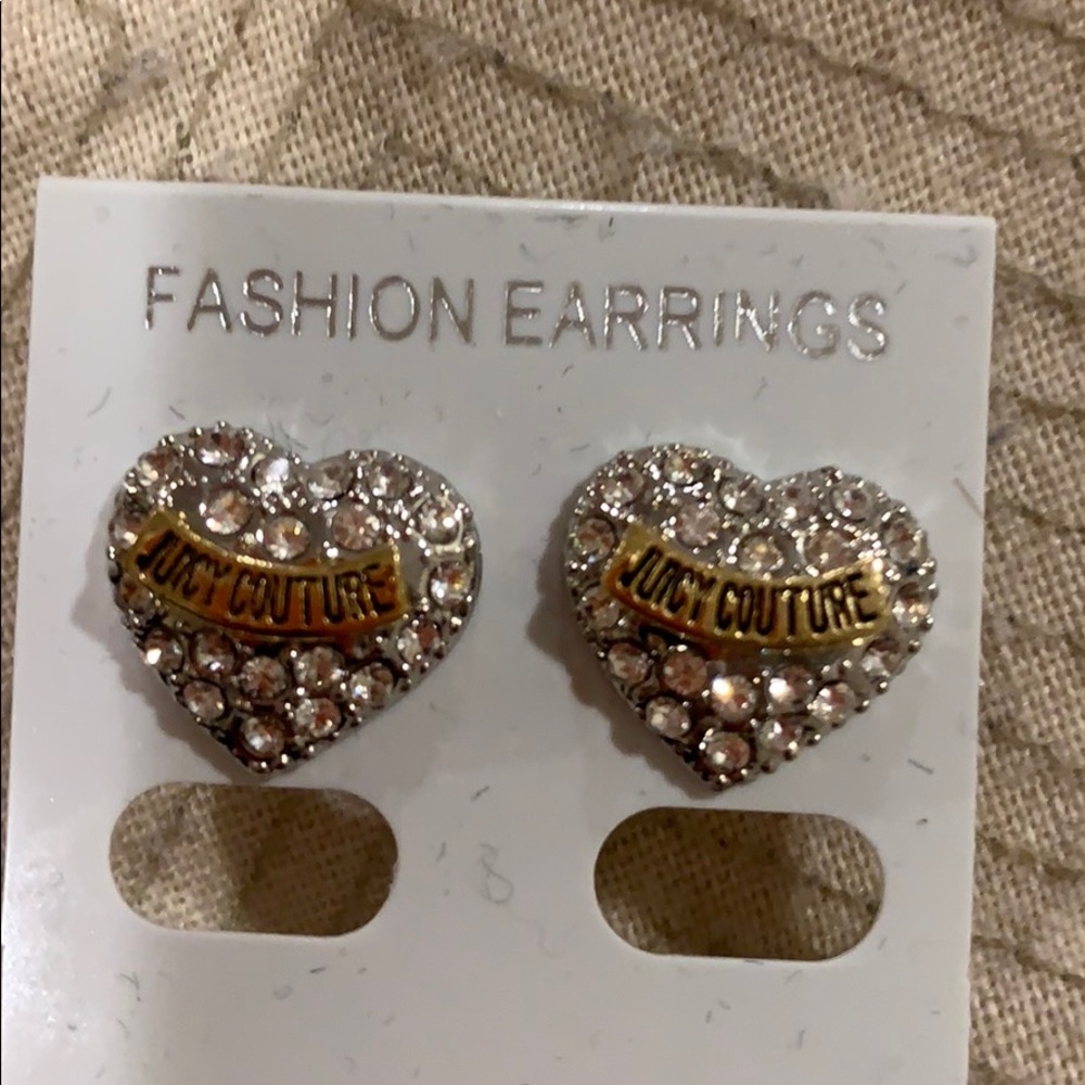 Heart Earrings NWOT never worn